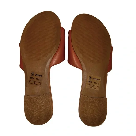 Cognac Leather Sandals - Picture 13 of 14